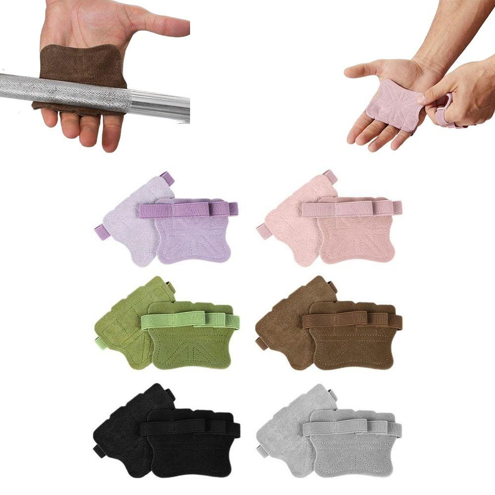 1 Pair Wear-resistant Fitness Four Fingers Gloves Breathable Training Palm Guard Fitness Training