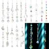 Decoration Curtains Embellishment Sun Catcher Crystal Wind Chime Star Moon Hanging Prisms Pendant