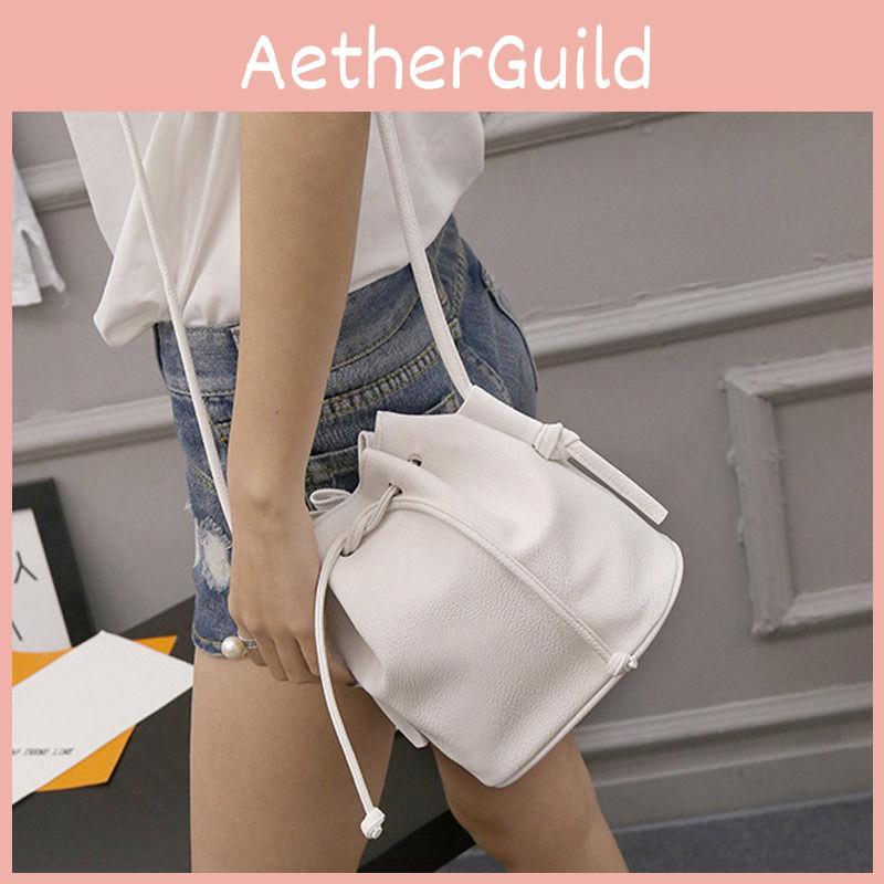 Элегантная женская сумочка-ведро, хит продаж, маленькая, из искусственной кожи, на плечо, кроссбоди, с вневременным дизайном