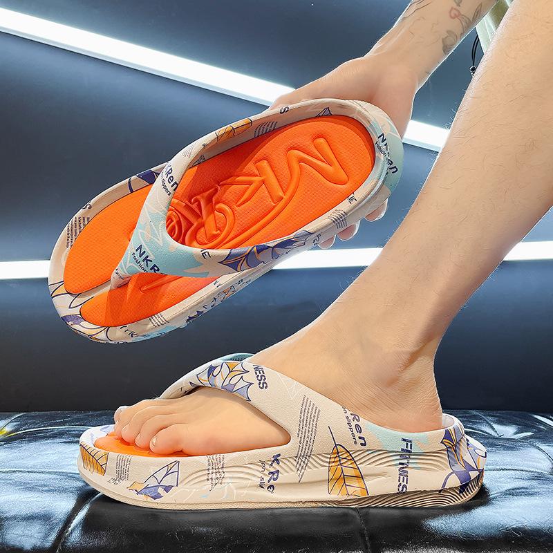 Мужские летние шлепанцы, новинка, сандалии на платформе, дышащая повседневная мода, бестселлеры 2024 года, товары, тапочки для дома, мужские
