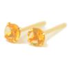K18 Natural Citrine Earrings [1 Pair (Body) Sold Separately] Citrine Earrings Yellow Gold Earrings K18 k18 K18YG k18yg 18k yokomountain