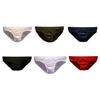 Men Briefs Ice Silk Low Waist Solid Color Ultra Thin Seamless Quick Dry Underpants Panties Underwear for Daily Wear