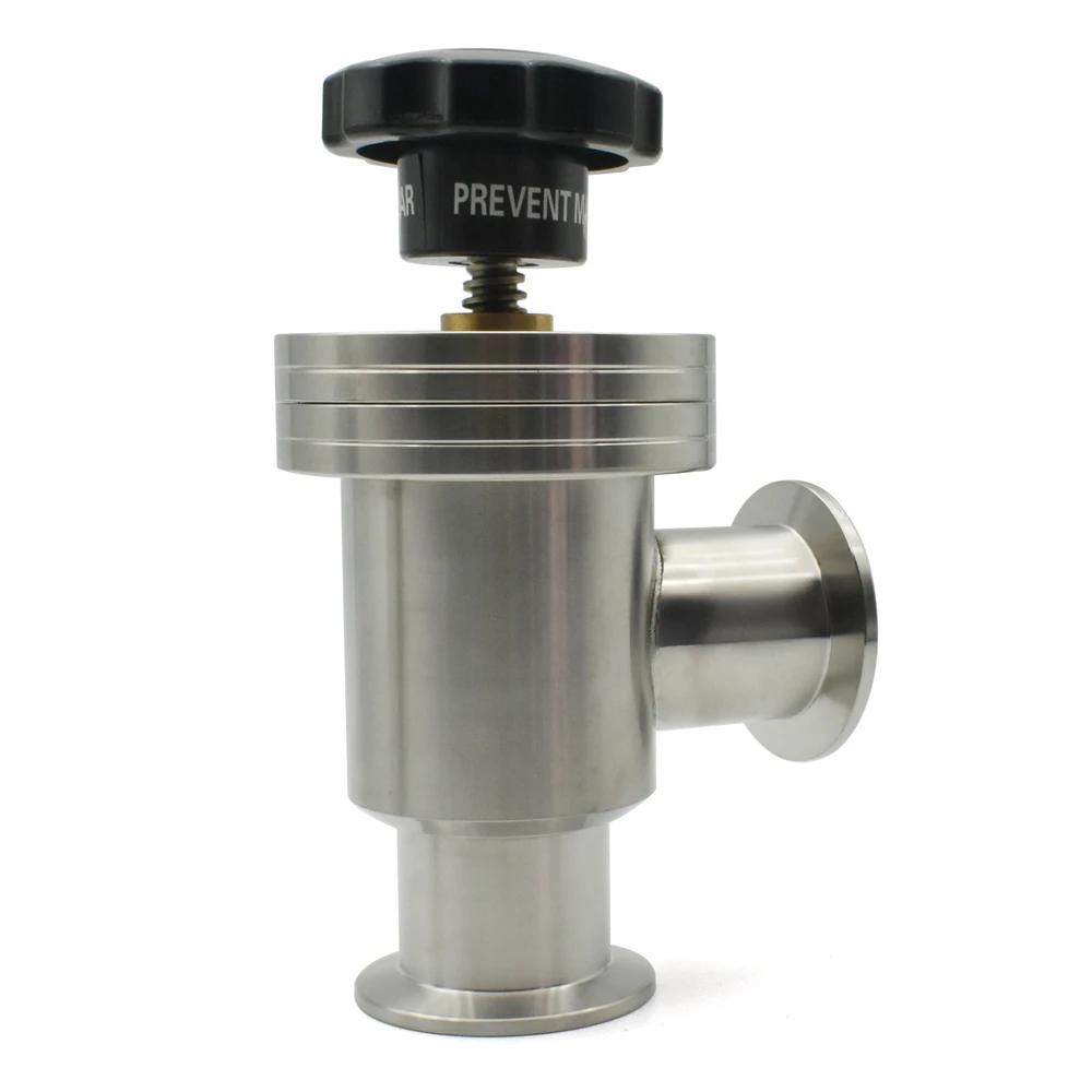 Stainless Steel L-type Manual Vacuum Flapper Valve KF16 KF25KF40 KF50 Vacuum Flapper Valve Gas Safety Valv