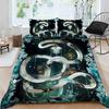 Комплект постельного белья с принтом в виде змеи на 3D-принтере, пододеяльник, постельное белье, односпальное, двуспальное, размер King Size, пододеяльник, домашний текстиль