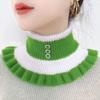 Winter Thick Mink Velvet Ruffle Pullover Warm Scarve Neck Guard Scarf Neck Warmer Fake Collar