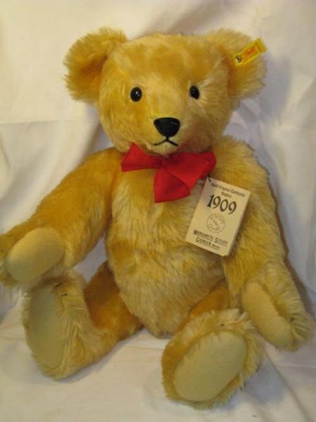 Steiff 1909 51см Steiff 1983-88 "Реплика Желтый"