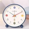 Yousheng Analog Alarm Clock with Night Light Non-Ticking Silent Battery Operated Bedroom Desktop Digital Quartz Clock Children Students Birthday Gift