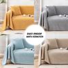Wide Application Sofa Blanket Solid Color Large Size Furniture Cover Durable Fabric Anti-scratch Home Living Room Decor