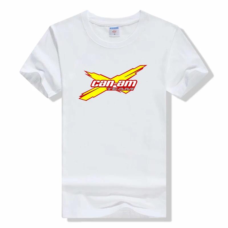 Arrived t shirt Can-Am Team Brp Atv Black Short Sleeve T-Shirt fashion summer casual cotton tee t shirt
