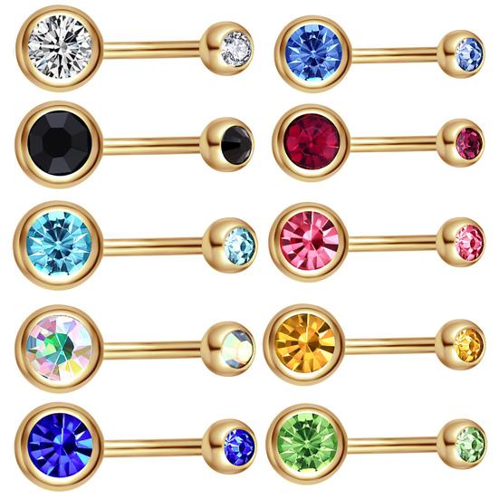 Очаровательный пирсинг пупка, прочный, уникальный панк-стиль, штанга для пирсинга тела для свиданий