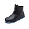 Fashion Rain Shoes Men's Non-slip Waterproof Shoes Kitchen Women's Rubber Shoes Car Wash Wear-resistant Water Boots Fleece Warm Short Rain Boots