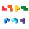 Деревянный 3D пазл игрушка строительная форма Монтессори головоломка раннее обучение развивающая игра детские игрушки для детей подарок