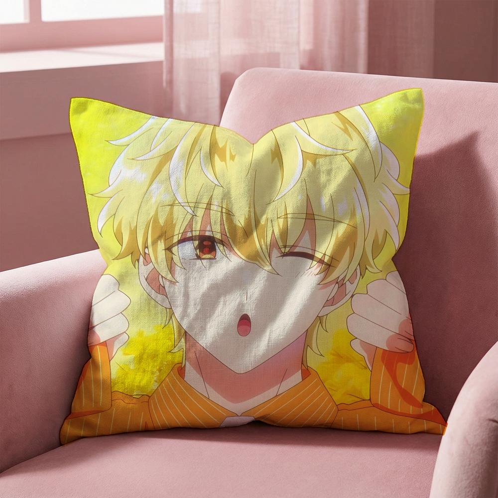 Tamonkun Ima Dotchi Cushion Cover MultiScene Pillow Cover for Home  Car  Reversible Soft  Durable for Daily Use