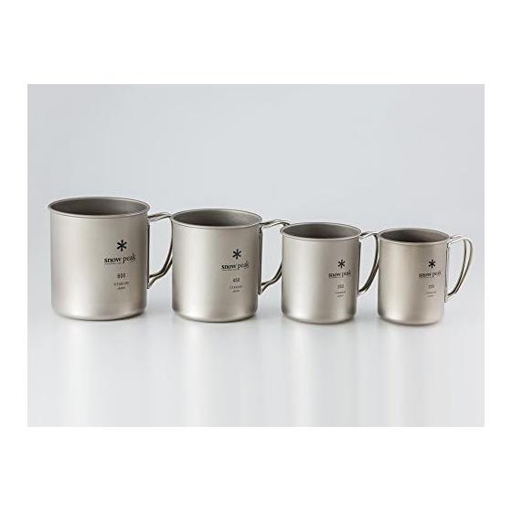 Кружка Snow Peak Cup Sierra Cup Titanium Single Mug 450 мл MG-143 Cup Легкая для кемпинга на открытом воздухе (x 3)