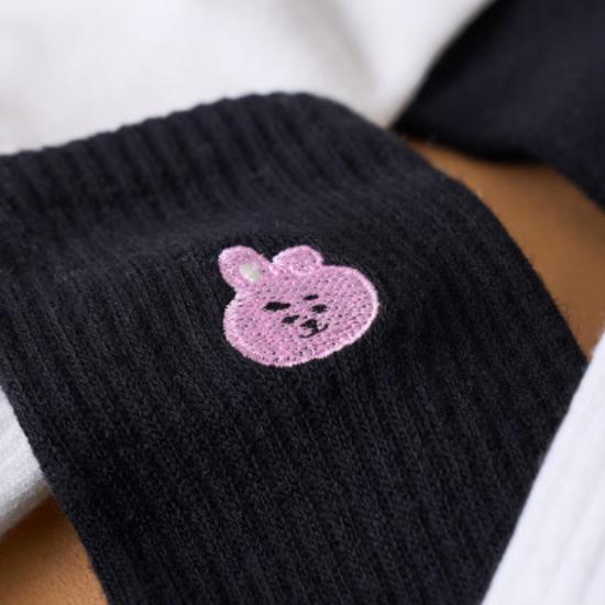 BT21 Вышитые носки серии Daily Basic