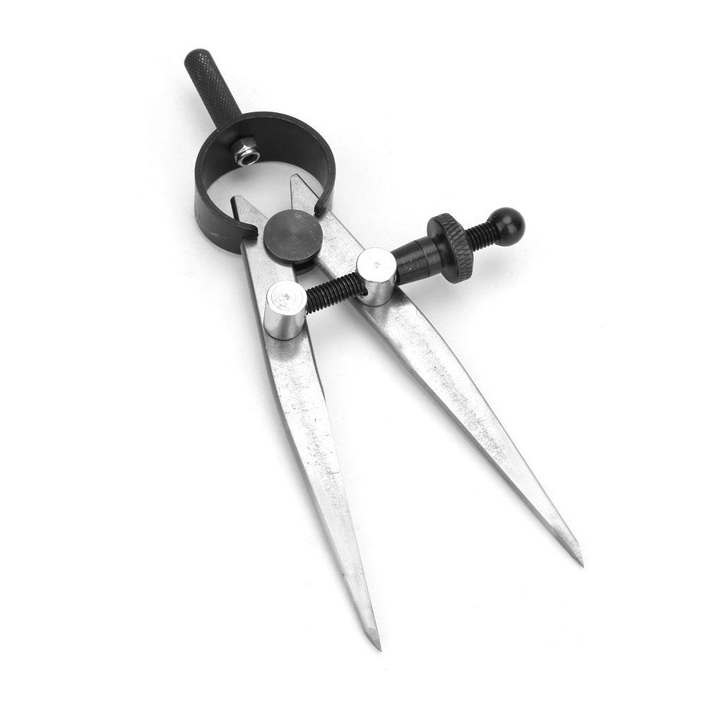 Leather Goods Wing-Type Indexing Gauge, 45# Steel, Spring-Loaded Indexing Caliper with Hardened Legs