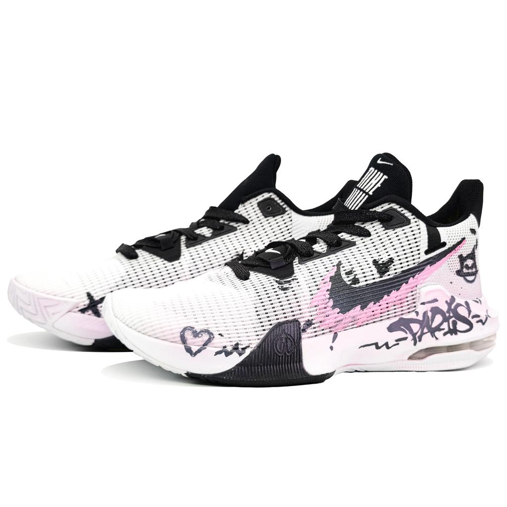 Nike Air Max Impact 3 Нескользящие Устойчивые к истиранию Низкие Баскетбольные кроссовки Мужские Энергичный розовый DC3725-100(Команда400-)