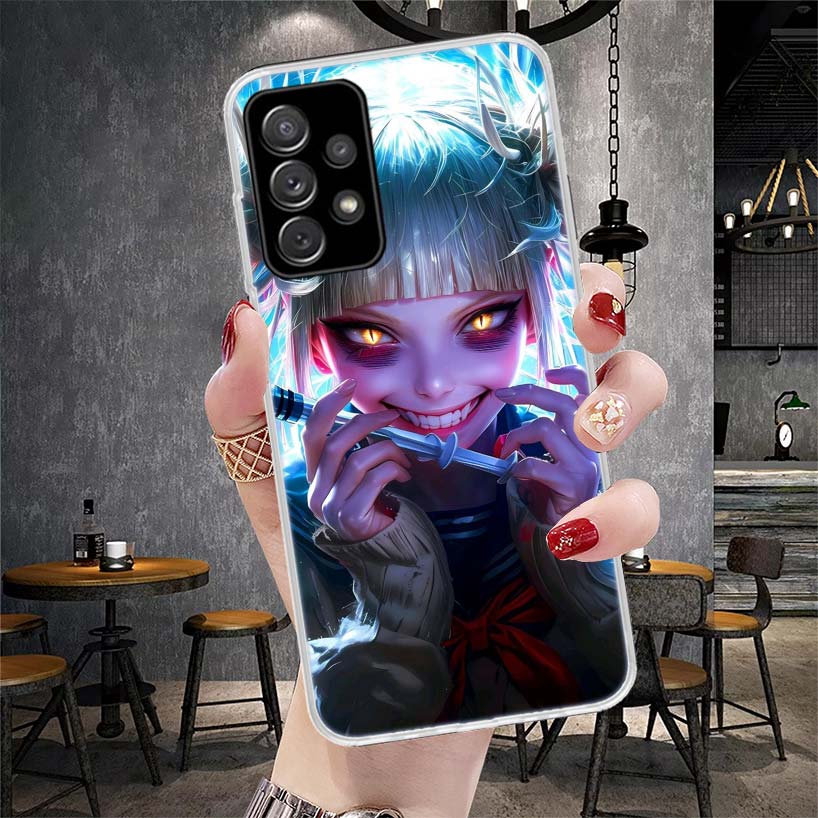 Химико Тога Моя Геройская Мода Мягкий Чехол Для Телефона Для Samsung Galaxy A13 A14 A15 A16 A17 A53 A54 A55 A56 A57 A33 A34 A35 A36 A37 A23 A