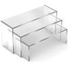 3pcs/set Transparent Acrylic Display Stand U Shape Model Display Rack  Retail Showcase