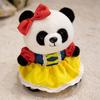 Cute Princess Style Skirt Red Panda Doll Plush Toy Black And White Panda Doll Girl Soothing Rag Doll