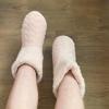 Women Winter Couple Warm Slippers Non-slip Thicken Plus Velvet Indoor Socks Soft Floor Shoes