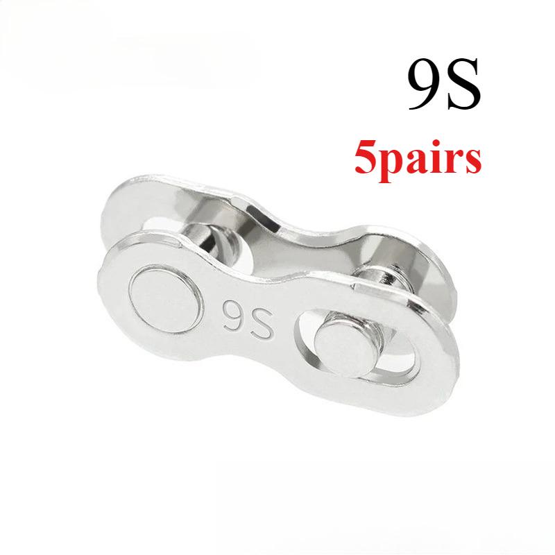 Велосипедная цепь Missing Link Велосипедные запчасти Цепь для горного велосипеда Магическая пряжка Цепь для одной скорости Быстросъемная 8/9/10/11/12 скоростей