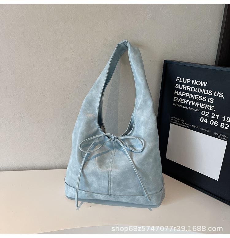 Commuter Large-capacity Bag Women 2025 New Beautiful Casual Shoulder Underarm Bag Portable Personalized Tote Bag