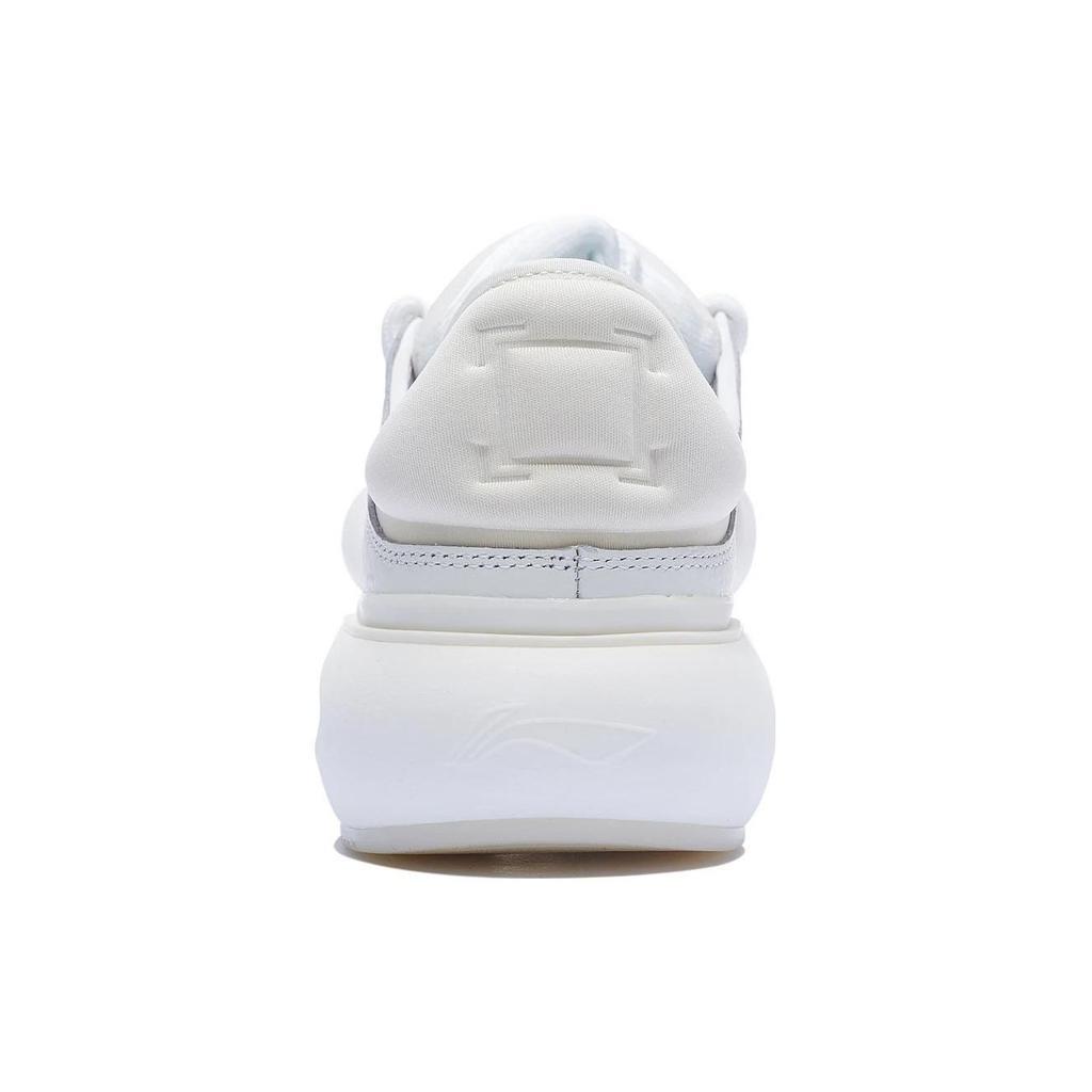 Li Ning Cloud Travel C4D Удобные универсальные нескользящие износостойкие дышащие низкие спортивные повседневные туфли мужские кроссовки белые AZGT043-1