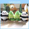 Ultra Soft Bamboo Panda Plush Stuffed Animal Keychain Backpack Charm Kids Gift