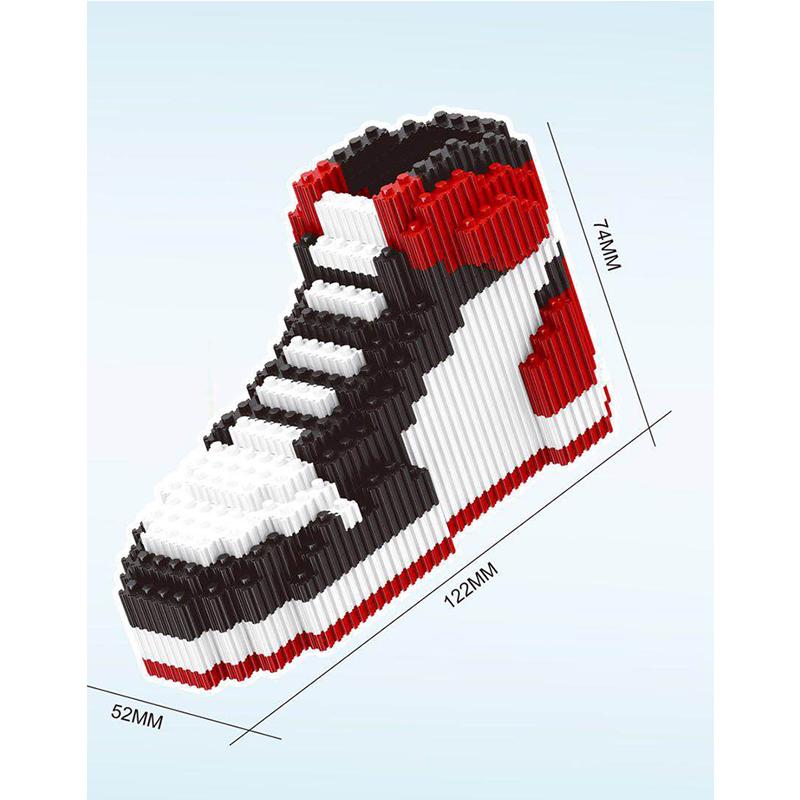 Mini Building Block Basketball Shoes Model Sneakers Build-bricks Set DIY Assembly For Kids Gifts Blocks Toy