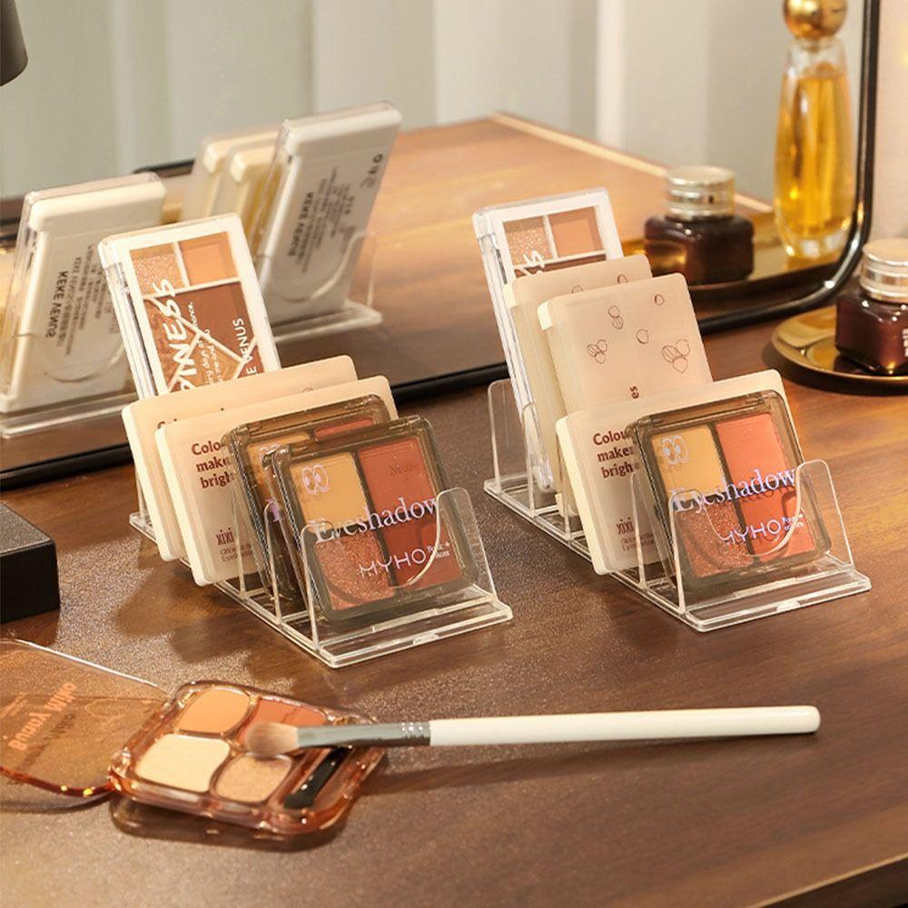 Multi-Function Cosmetic Stand Acrylic Blush Powder Storage Tray Durable Cosmetics Tools Stand