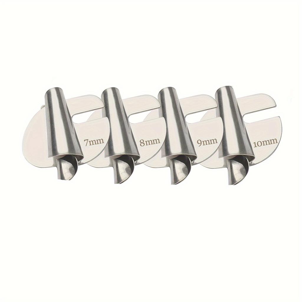 8Pcs Sewing Rolled Hemmer Foot Set 3-10mm Wide Rolled Hem Pressure Foot Sewing Machine Home Industrial Curved Scroll Hemmer Foot