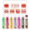 Набор бальзамов для губ из 6 шт. Разнообразие увлажняющих бальзамов для губ с фруктовым вкусом Увлажняющая база Наборы бальзамов для губ Уход за губами Макияж для губ Подарок для женщин