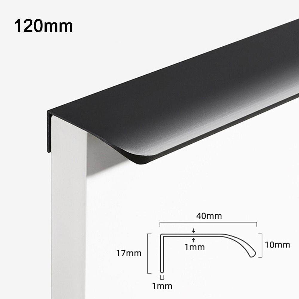 Кухонная кромка, ручка-пуля для пальцев, скрытые ручки для шкафов, аксессуары, скрытые ручки-рейлинги