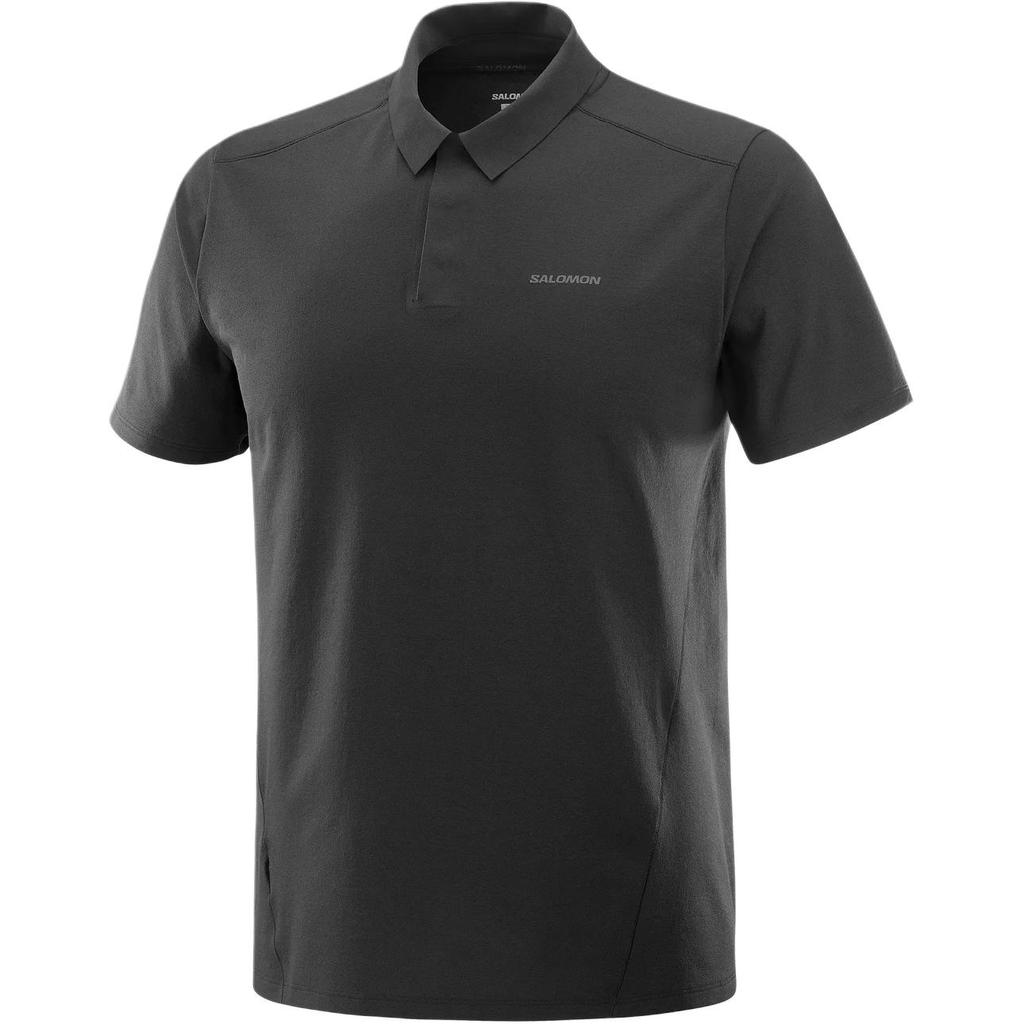 SALOMON Trackline Polo Shirt Men's Black C24394