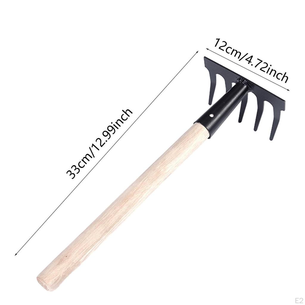 Садовые грабли с когтями, легкая деревянная ручка, прочная песчаная раковина, морская вода для ловли
