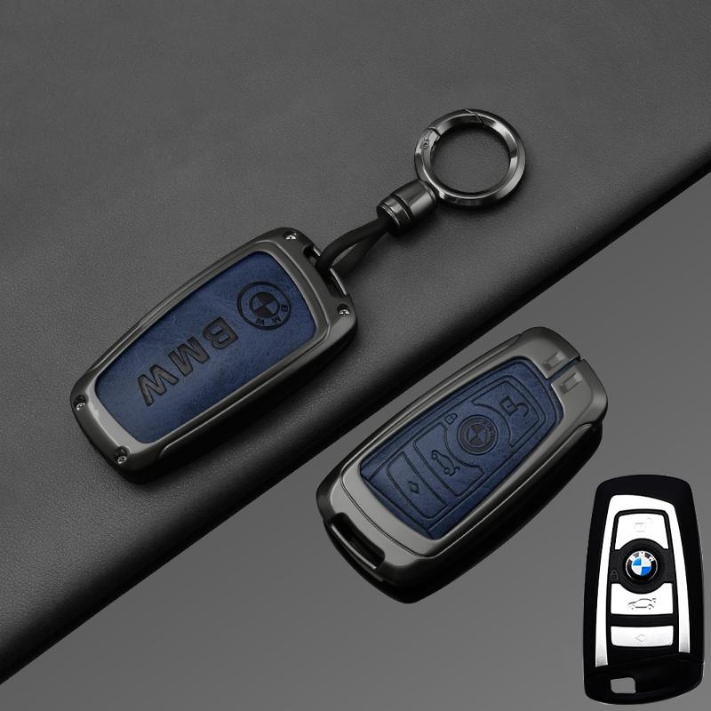 BRHE9 Fashion Zinc Alloy Car Key Case Cover Holder For BMW F30 F20 F10 F18 F22 F01 X3 X4 F06 F02 M3 M5 Protection Keychain Accessories