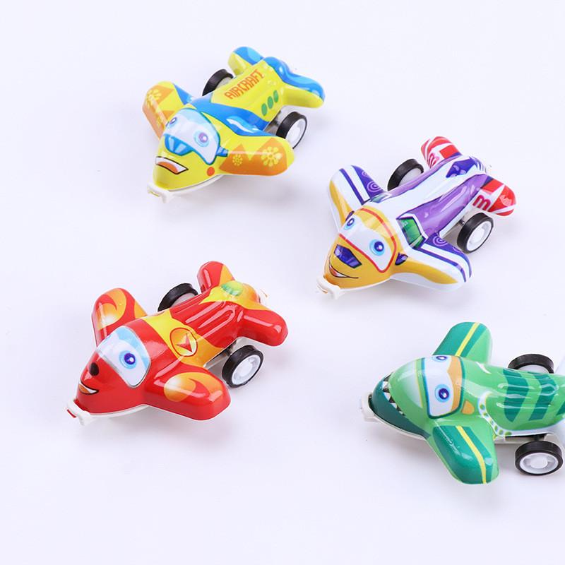 Детский мини-самолет с пружинным механизмом для дошкольного обучения и игр родителей с детьми