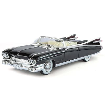 1/24 Cadillac Eldorado Винтажная Ретро Игрушка для Детей Литой Металлический Миниатюрный Модель Инерционный Звук и Свет Коллекция Подарок Мальчикам