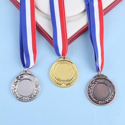 5,2 см Золотая/Серебряная/Бронзовая Медаль Наградные Медали с Лентой для Ношения на Шее Награды за Класс Конкурсные Награды для Соревнований Вечеринка Забег