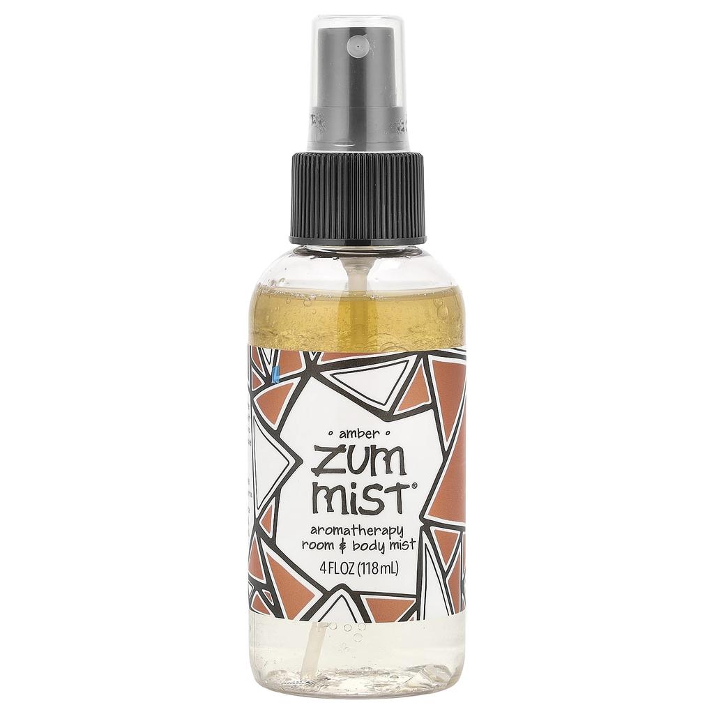 ZUM Mist, Aromatherapy Room & Body Mist, Amber, 118Ml(4Fl Oz)