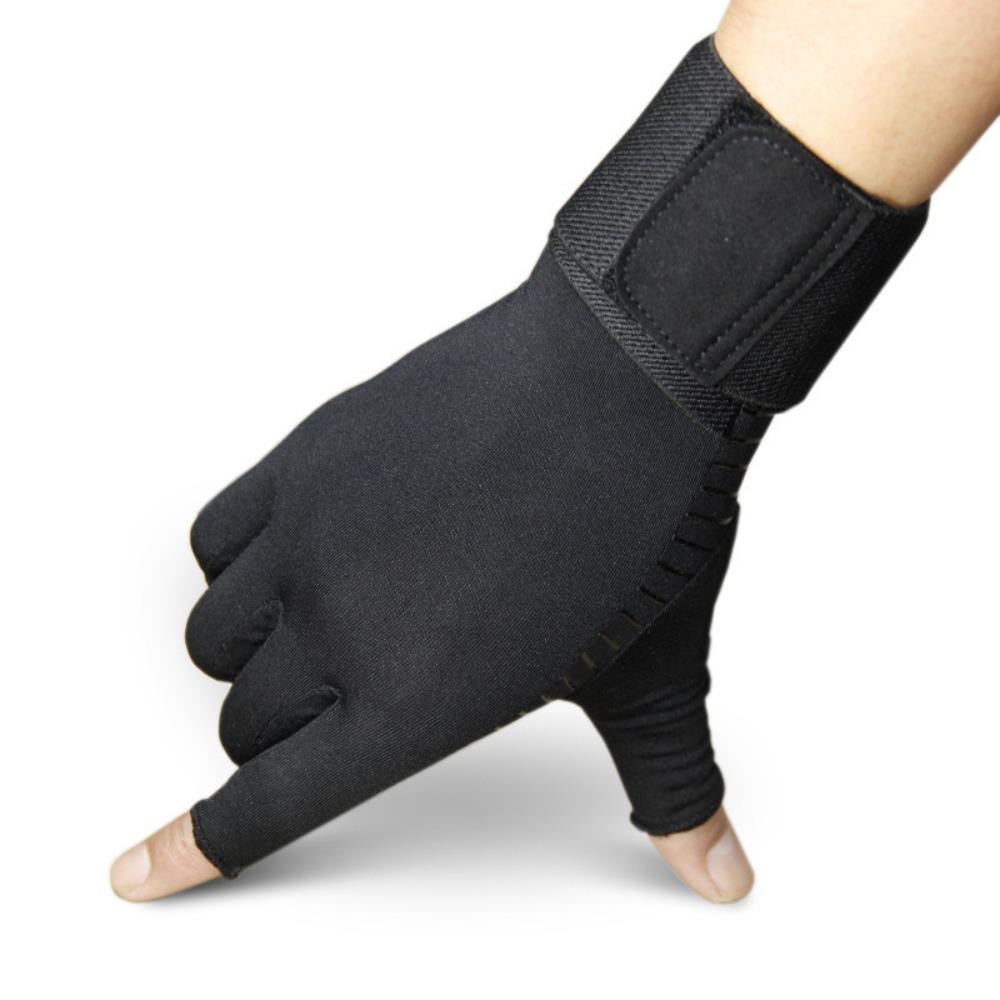Breathable Half-finger Gloves Strappy Bike Gloves Sunscreen Silicone Non-slip Gloves  Motorcycle