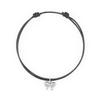 Браслет Jbans Classic с двойной лентой и узлом-бантиком (J2302-Ac129_Bk)