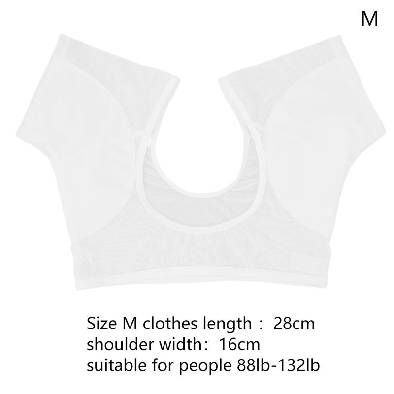 Underarm Sweat Pads T-Shirt Women Armpit Shape Reusable Sweat Pads Washable