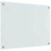 Kitchen Backsplash 2 pcs White 80 x 60 cm Tempered Glass