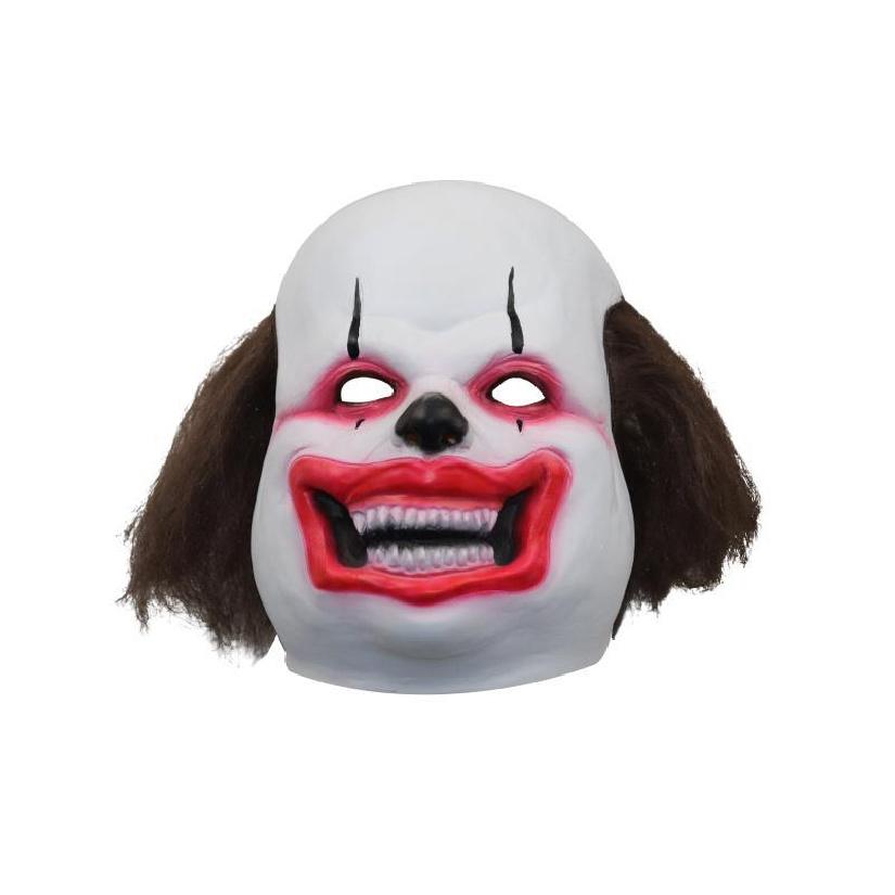Halloween Bald clown mask/Horror prank mask for masquerade performance, costume props, clown mask