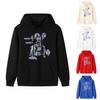 Graphic Printed Hoodie for Unisex and woUnisex Autumn and Winter Harajuku Hooded Sweatshirt for Unisex's Retro Jacket for Street Wear
