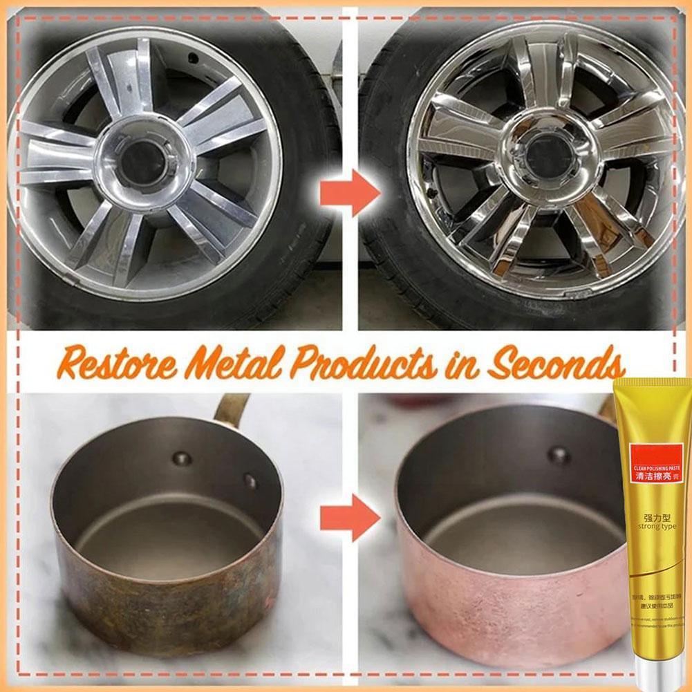 Ultimate Metal Polish Cream Паста для полировки металла для меди, латуни, серебра, алюминия, золота, стали R7A8