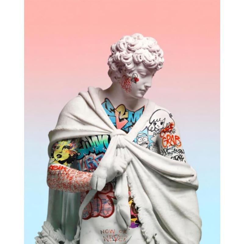 Знаменитая картина Смешной портрет Давида Скульптура Холст Живопись Настенное искусство Гостиная Спальня Фреска Декоративный плакат и принты