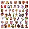 Fnaf Security Breach Мультяшная Игра Аниме Наклейки Для Багажа И Телефона